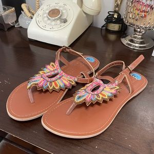 Coconuts Carillo Sandler’s NWOT